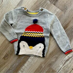BABY BODEN 18/24 Pingouin sweater